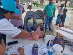Actividadd de salud integral en La Floresta